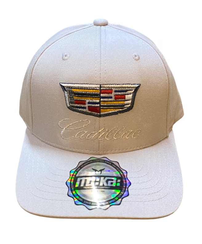 cadillac hat white